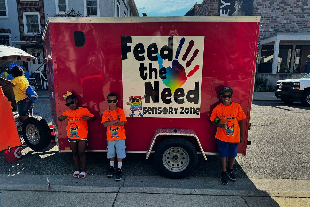 Feed the Need's sensory trailer.