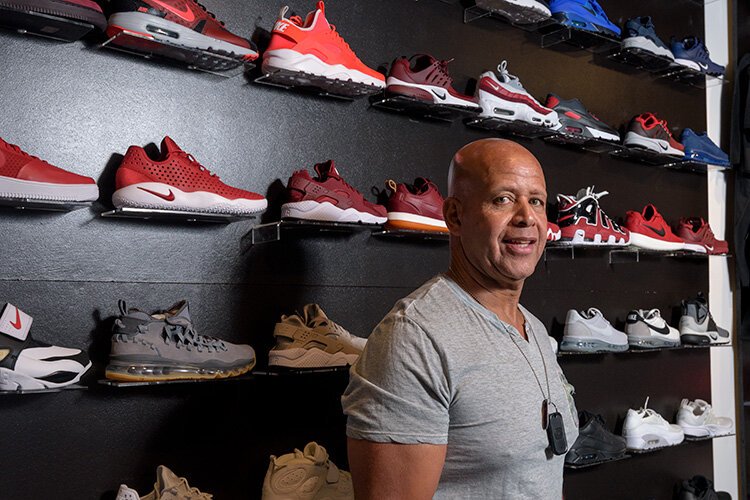 Puffer Reds owner Eric Williams has seen a significant boost in sales since creating an online store for his Ypsilanti-based business.