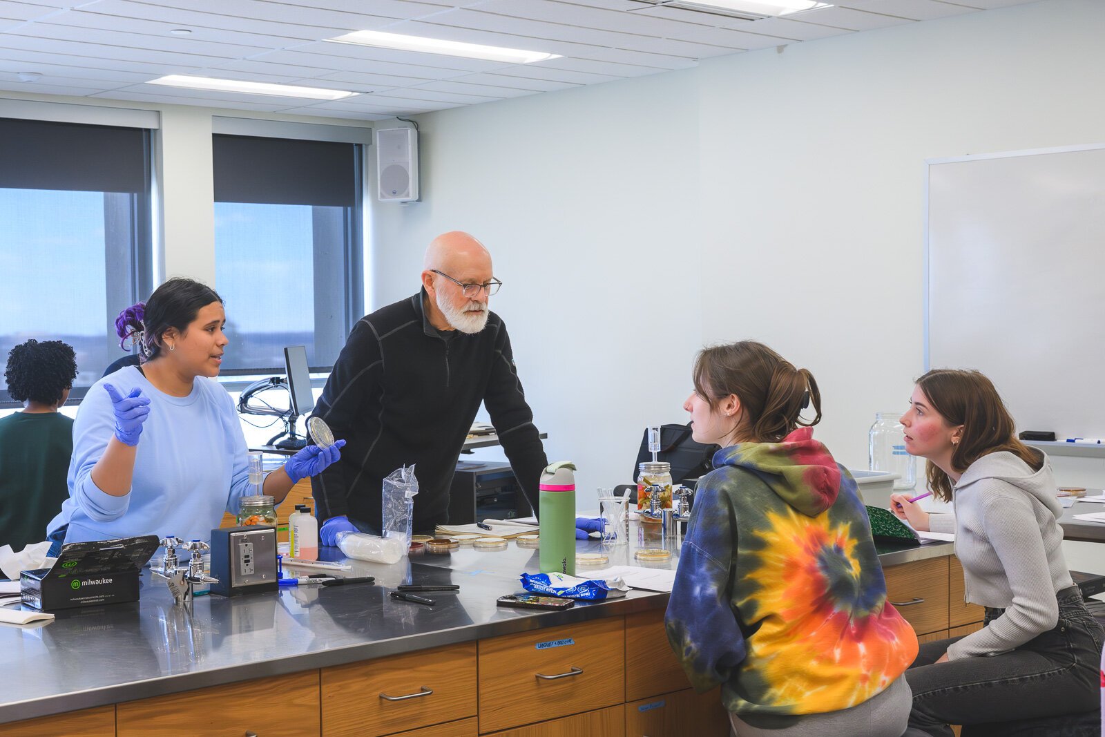 Taylor Heckaman's Introduction to Fermentation Science Laboratory class at Eastern Michigan University.