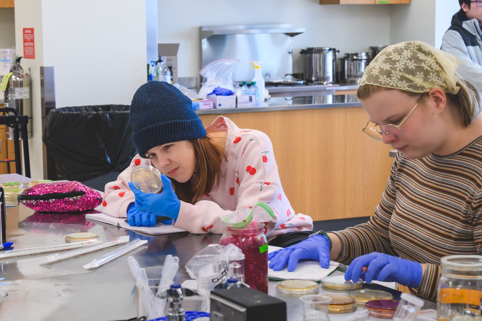 Taylor Heckaman's Introduction to Fermentation Science Laboratory class at Eastern Michigan University.