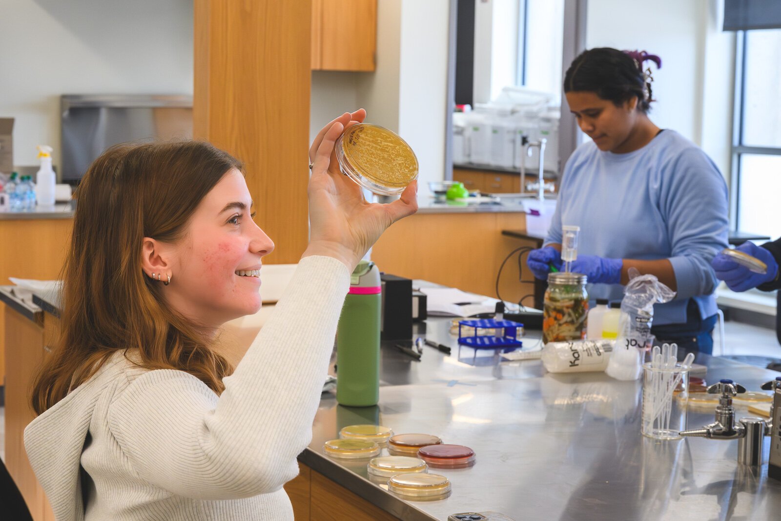 Taylor Heckaman's Introduction to Fermentation Science Laboratory class at Eastern Michigan University.