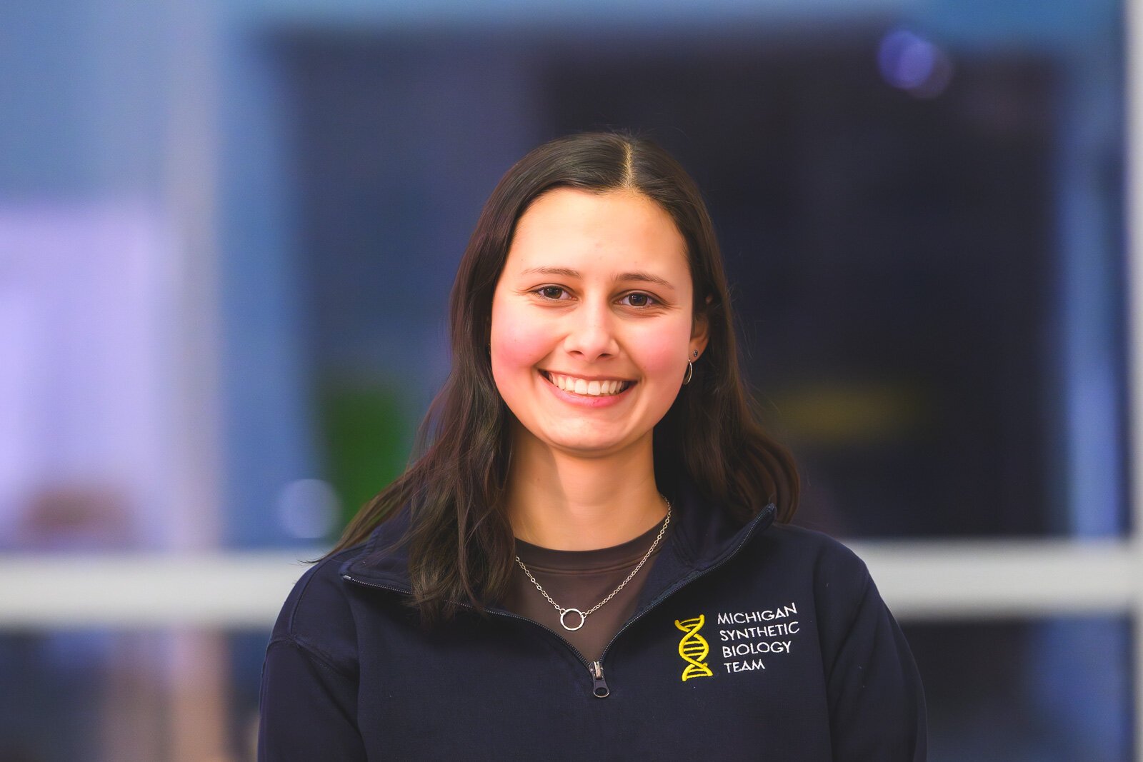 University of Michigan Synthetic Biology Team co-president Grace Lombardo.