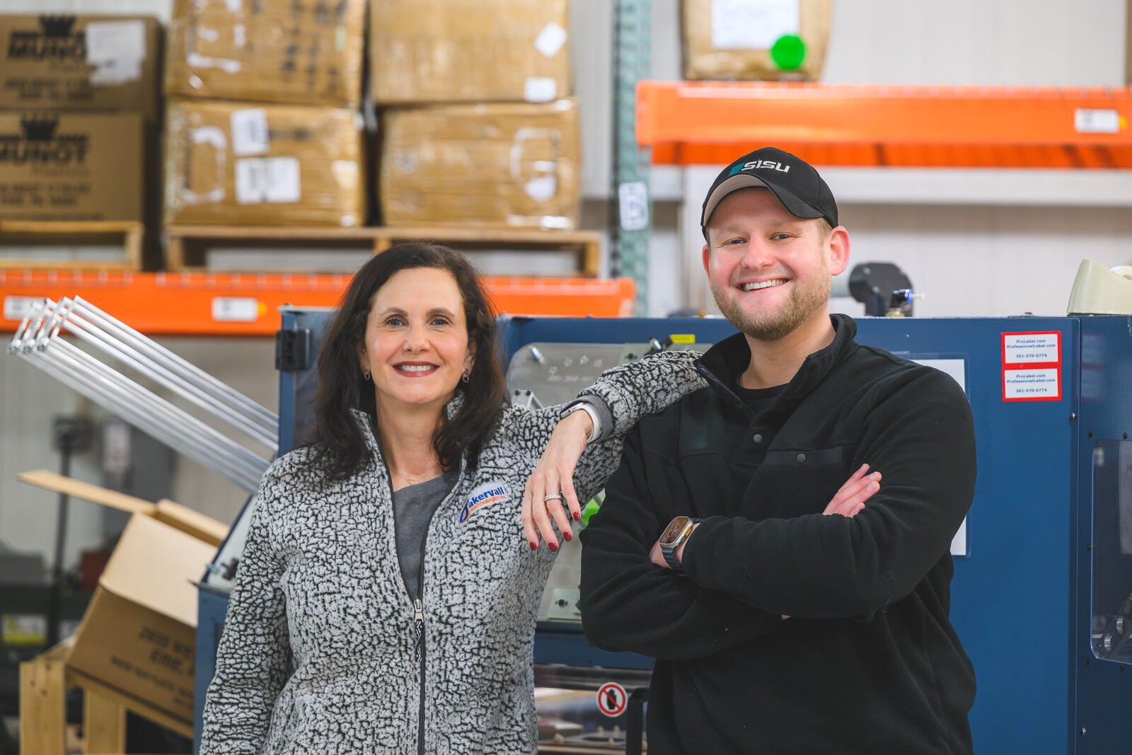 Akervall Technologies co-founder Sassa Akervall with Akervall's new CEO, Ben Bloomfield. Sassa Akervall stepped down from the company last summer.