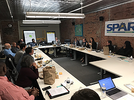 Metromode meets with members of Ypsilanti's entrepreneurial ecosystem.