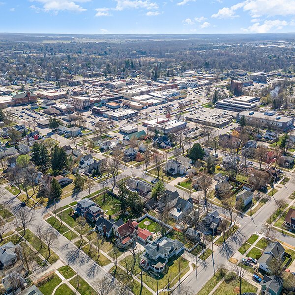 Downtown Mt. Pleasant aerial list