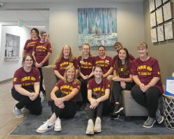 On Aug. 29, 2024 the Baymont by Wyndham team wore Game Day t-shirts in support of the CMU Chippewas