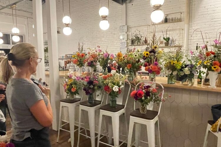 Pleasant City Coffee hosts FlowerBird Farms for a floral and bubbly event on July 25. 