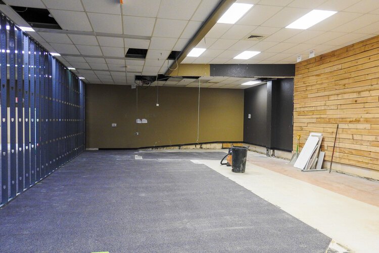 Work recently began on a renovation project inside the William & Janet Strickler Nonprofit Center.