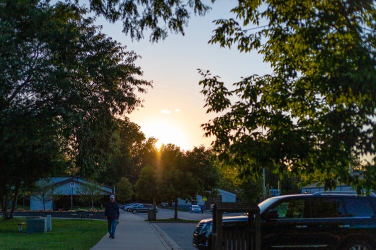 Wherever you are in Mt. Pleasant, the sunset always is a welcome sight. Catch the lowering sun and the following stars on any cloudless evening.