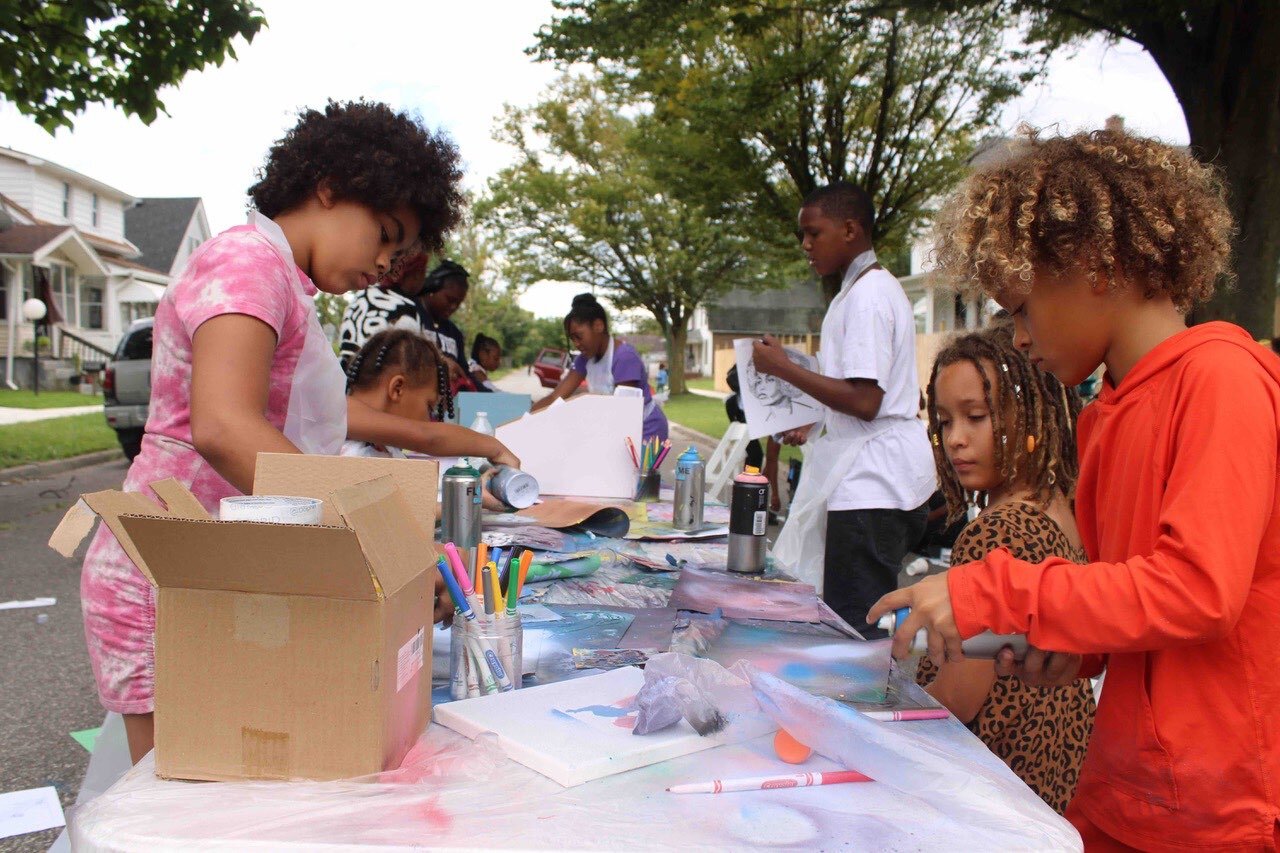 Class Act Detroit hosted a block party in August 2024