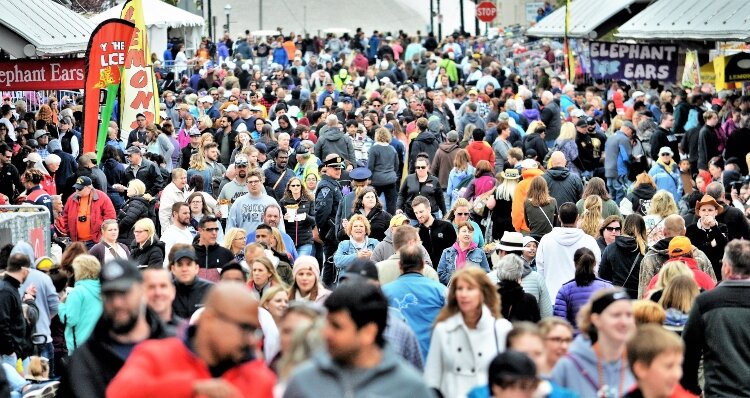 The cancellation of the Tulip Time festival eliminated the traditional flood of visitors.