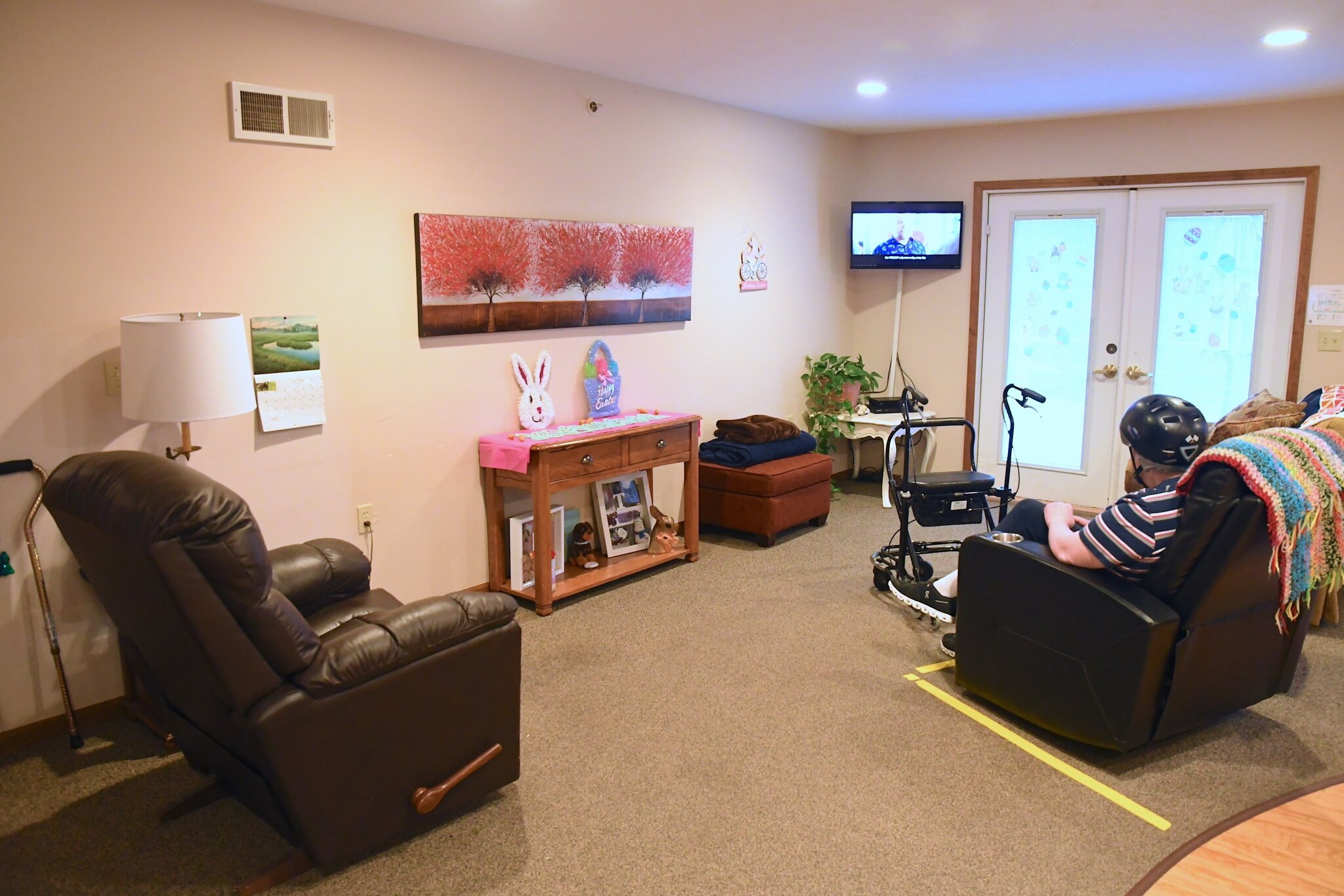 The front room of an adult foster home in Allegan.