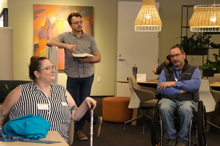 The Test Pilot program is a DAKC initiative where individuals with disabilities evaluate spaces and provide direct feedback on how environments can better accommodate all users. 