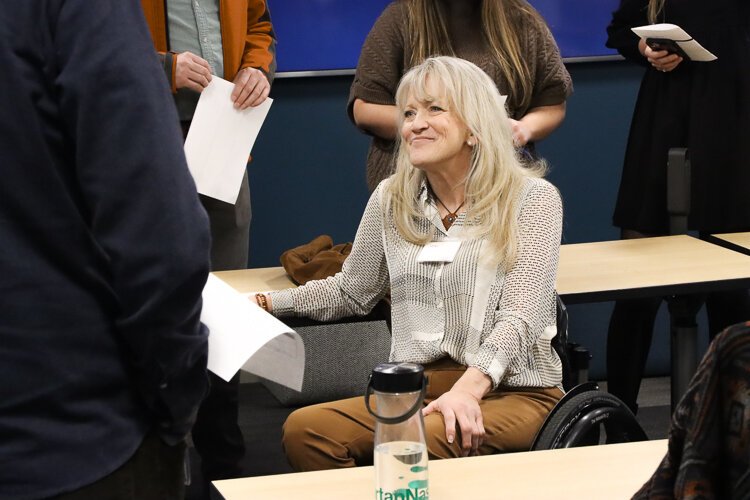 Vicky Schmidt, a high-level paraplegic and longtime DAKC test pilot.