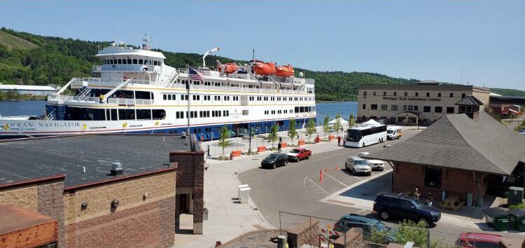 The Ocean Navigator on a previous cruise to Houghton. 