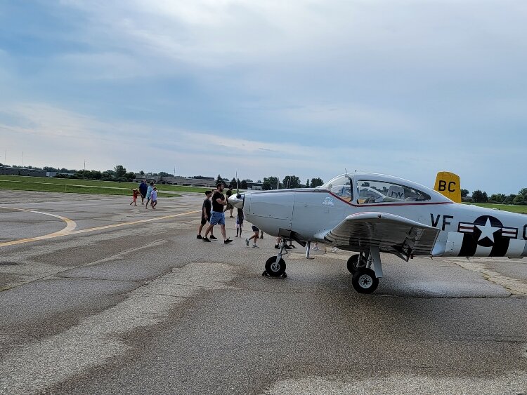 Aviation technology old and new was on display during Aviation Day at West Michigan Regional Airport.