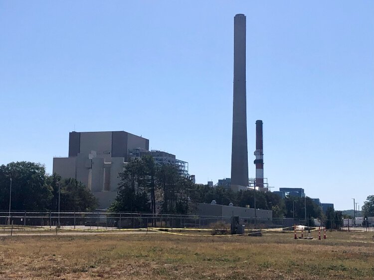 Towering smokestacks of the J. H. Campbell coal-fueled power generating complex have served as navigational markers to Port Sheldon for half a century. With Consumer Energy’s shift to renewable electricity, the plant will be decommissioned next year.