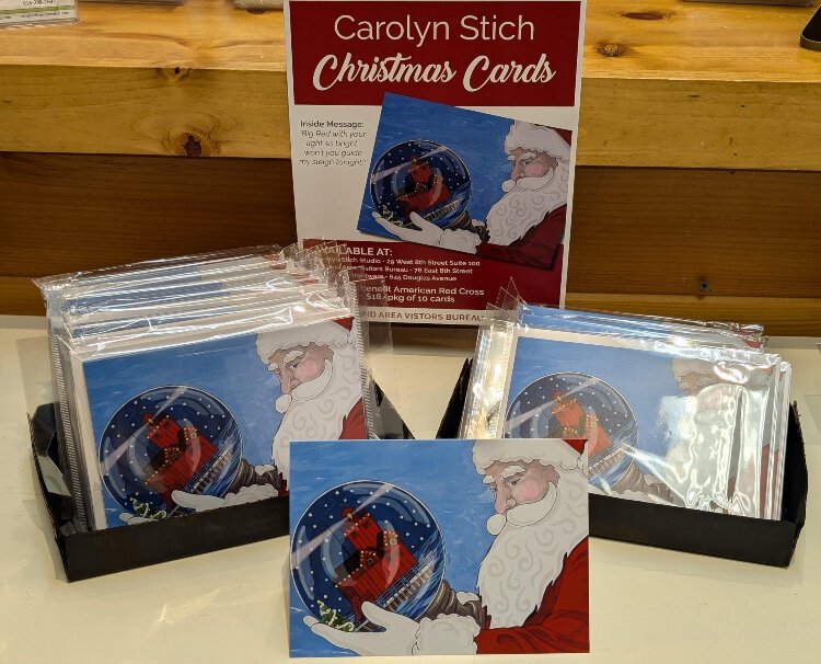 For 24 years, Carolyn Stich has partnered with the Holland Visitors Bureau to create a holiday card, contributing proceeds to a different nonprofit organization each year. This season’s card will benefit the American Red Cross.