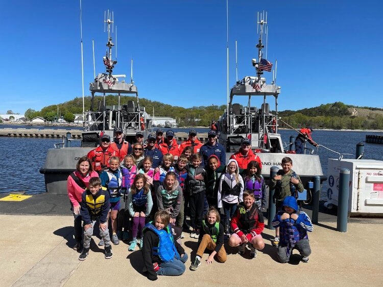 Fourth-graders partner with U.S. Coast Guard to solve problems