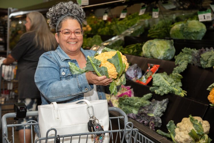 Food Club guests shop just like they would at any grocery store, but use points instead of money.