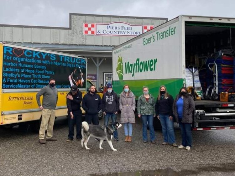 Land O'Lakes donated 10,000 pounds of its dog food to Harbor Humane. The food will serve pets at the shelter, in foster care, and at the pet food pantry.