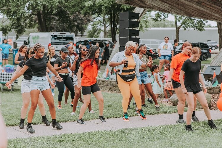 I AM Dance performs at the Juneteenth Freedom Festival. 