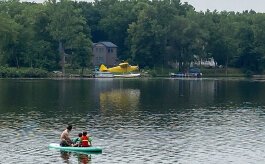 Lake Allegan, created by damming the Kalamazoo River in the 1930s, is home to a mix of year-round and seasonal residents.