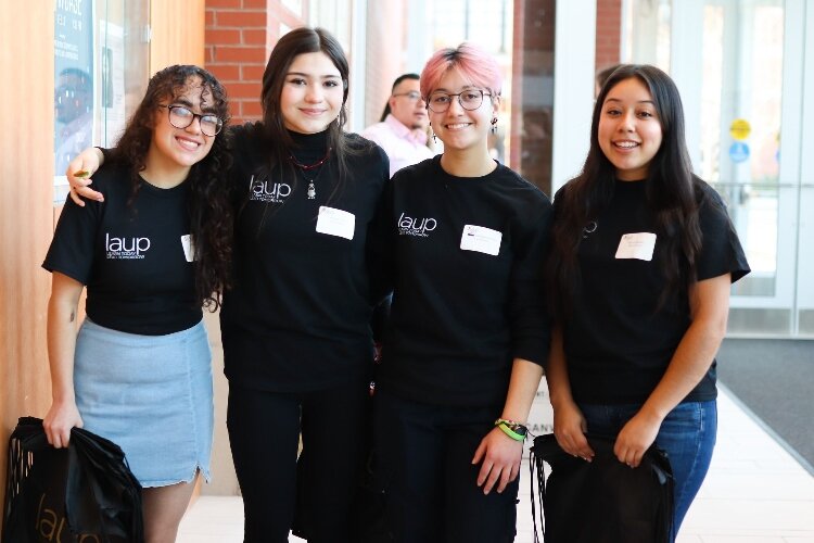 Karinna Martinez (right), a junior at Holland High School, volunteers with numerous organizations throughout the community.