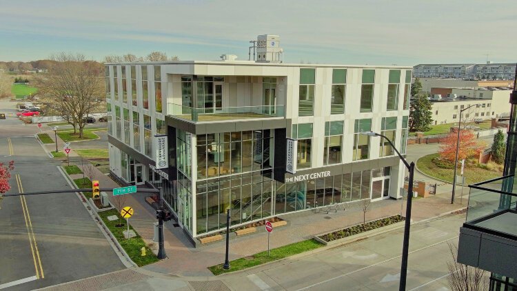 The 20,000-square-foot Next Center in downtown Holland symbolizes Lakeshore Advantage's evolution over the past two decades and its enduring commitment to fostering innovation in Ottawa and Allegan counties.