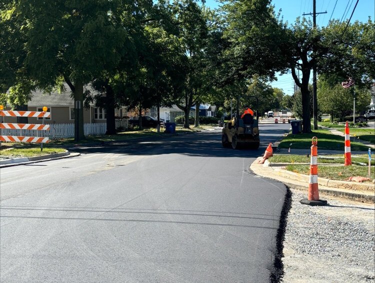 After subterranian infrastructure such as sewer and water lines is replaced, the road has to be repaved.