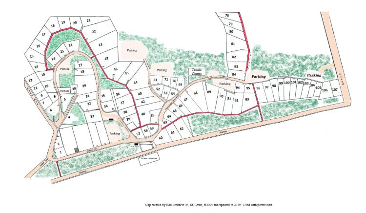 With requirements to build almost as soon as a plot was purchased, cottages sprang up quickly at Highland Park.