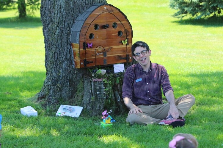 Michigan Library Association 2024 Public Librarian of the Year Rob Carpenter.