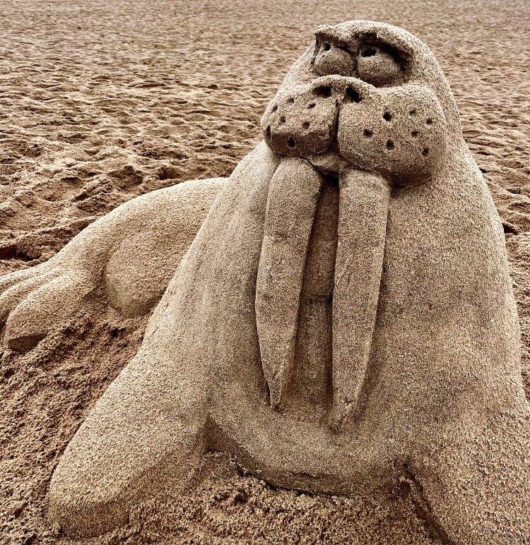 Grand Haven’s annual sand sculpture returns after hiatus