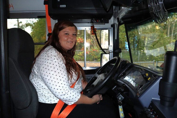 Sisters Emily and Chelsy Millner drive school bus for Allegan Area Educational Services Agency.