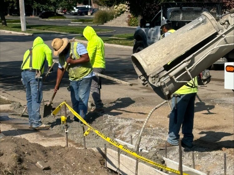 The first round of projects cost about $6.8 million and is being funded through a U.S. Department of Agriculture loan. 