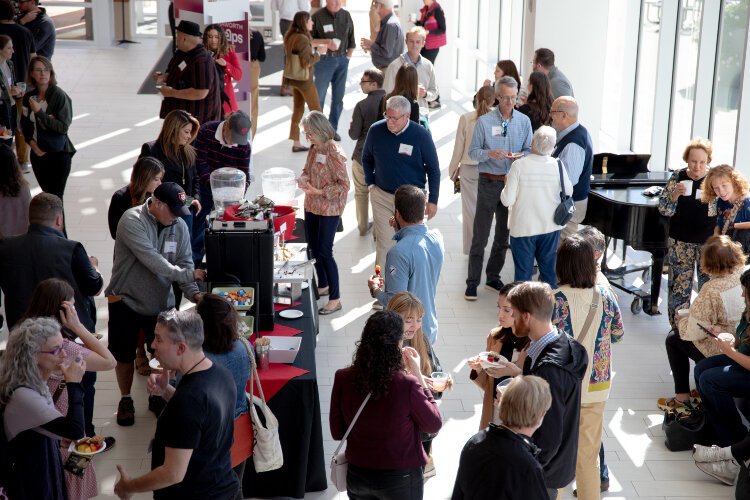 A large crowd — most of them participants in past TEDx conferences — attended the half-day event.