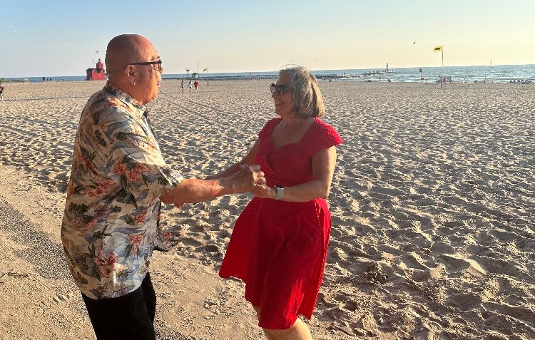 The Salserines will give a free dance lesson at Holland State Park on Wednesday, Aug. 7, from 7-8 p.m.