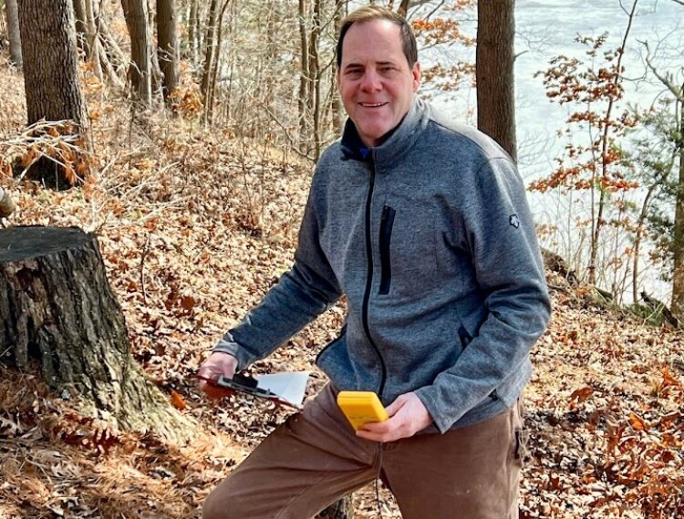 Tom Kunetz, a retired environmental engineer and chair of Allegan County’s water study work group is working to map groundwater in the county.