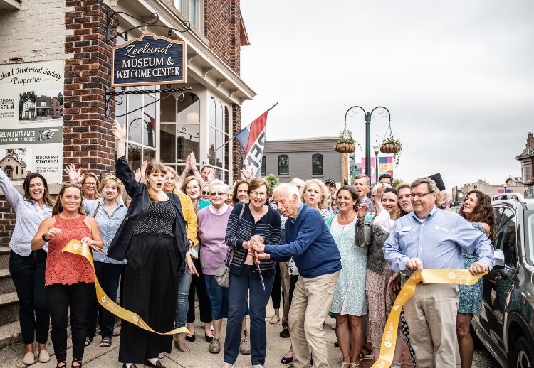 Zeeland leaders celebrated the grand opening of the city's first welcome center last year.
