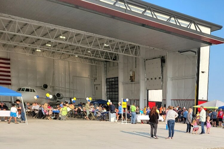 The airport partnered with Wings of Mercy for their annual Holland CareAffaire and Runway 5k race. (Boileau & Co)