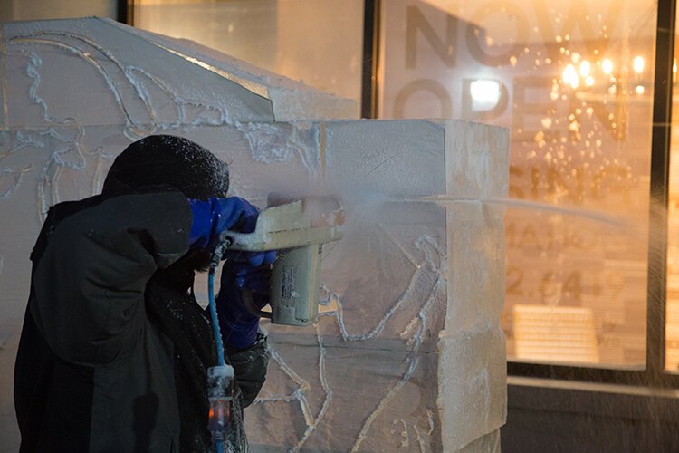 Lake Orion, Oxford, Ice Carving, Festival