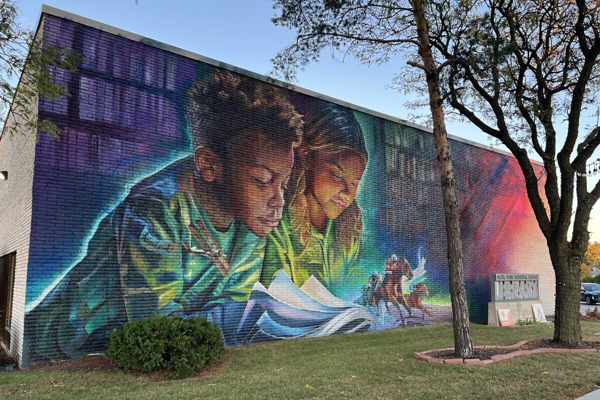 A new mural by artist Zach Curtis in Hazel Park.