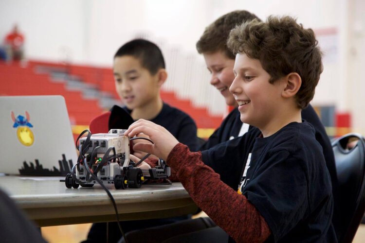 Kids participate in AccelerateKID programming.