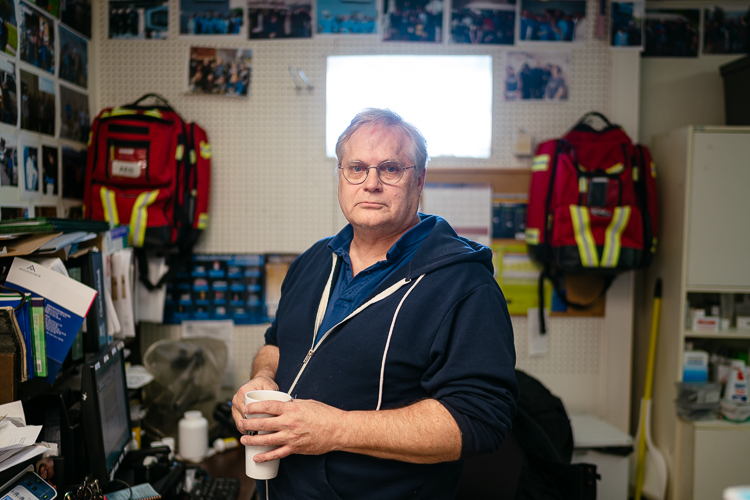 Dean Carpenter, nurse practitioner at the NSO Tumaini Center