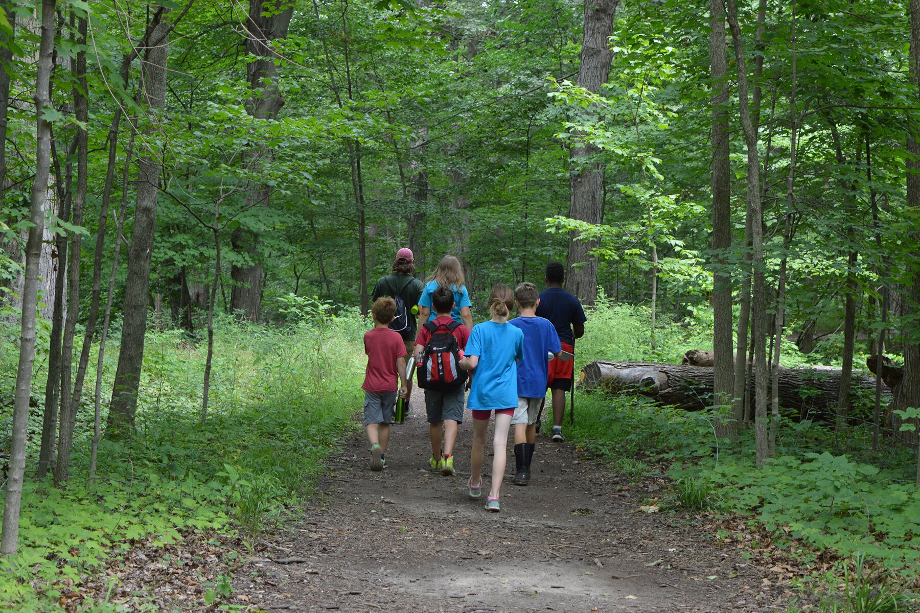 Midland residents enjoy the trails at Chippewa Nature Center