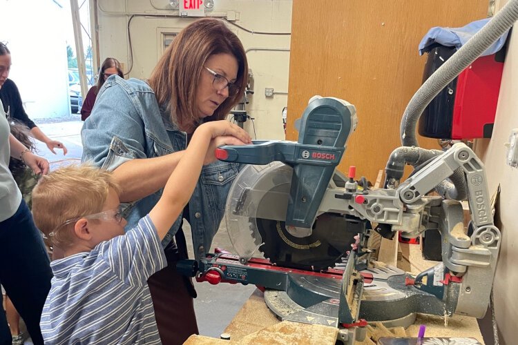 Mother & Son Family Program at Greater Michigan Construction Academy.