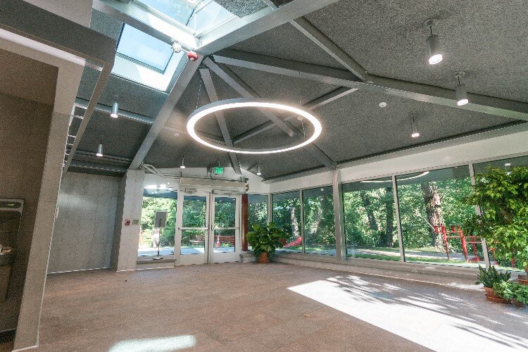 The new design includes a light filled foyer.