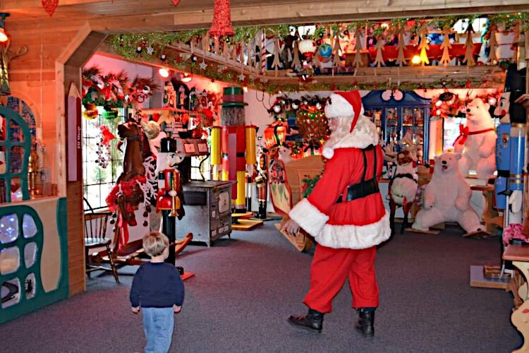 You can visit Santa at his house until December 23.