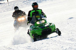 Snowmobiling brings winter tourists to Northern Michigan | Shawn Malone