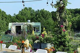 Creekside Growers & Flower Farm is located at 10197 Garbow Rd. in Middleville.